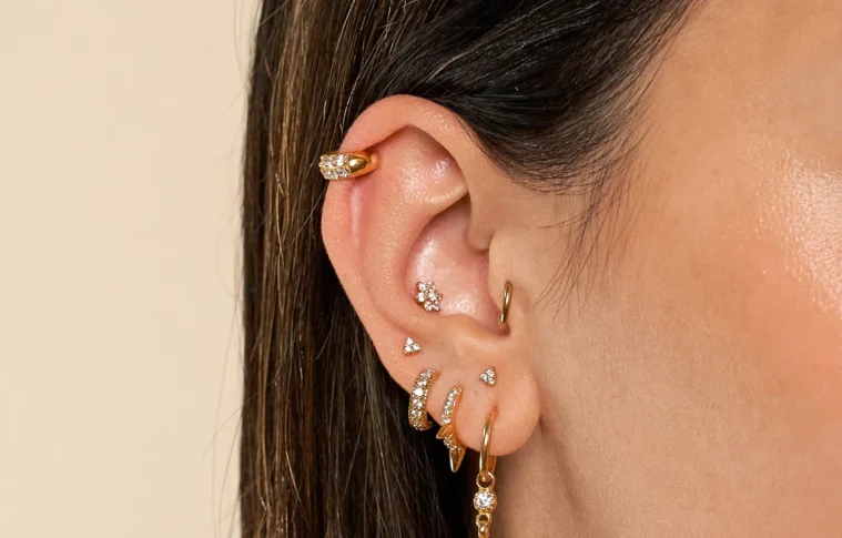 Experience Safe, Gentle & Stylish Ear Piercing by Experts at Rosie Beauty Salon – Where Elegance Begins with Precision and Care